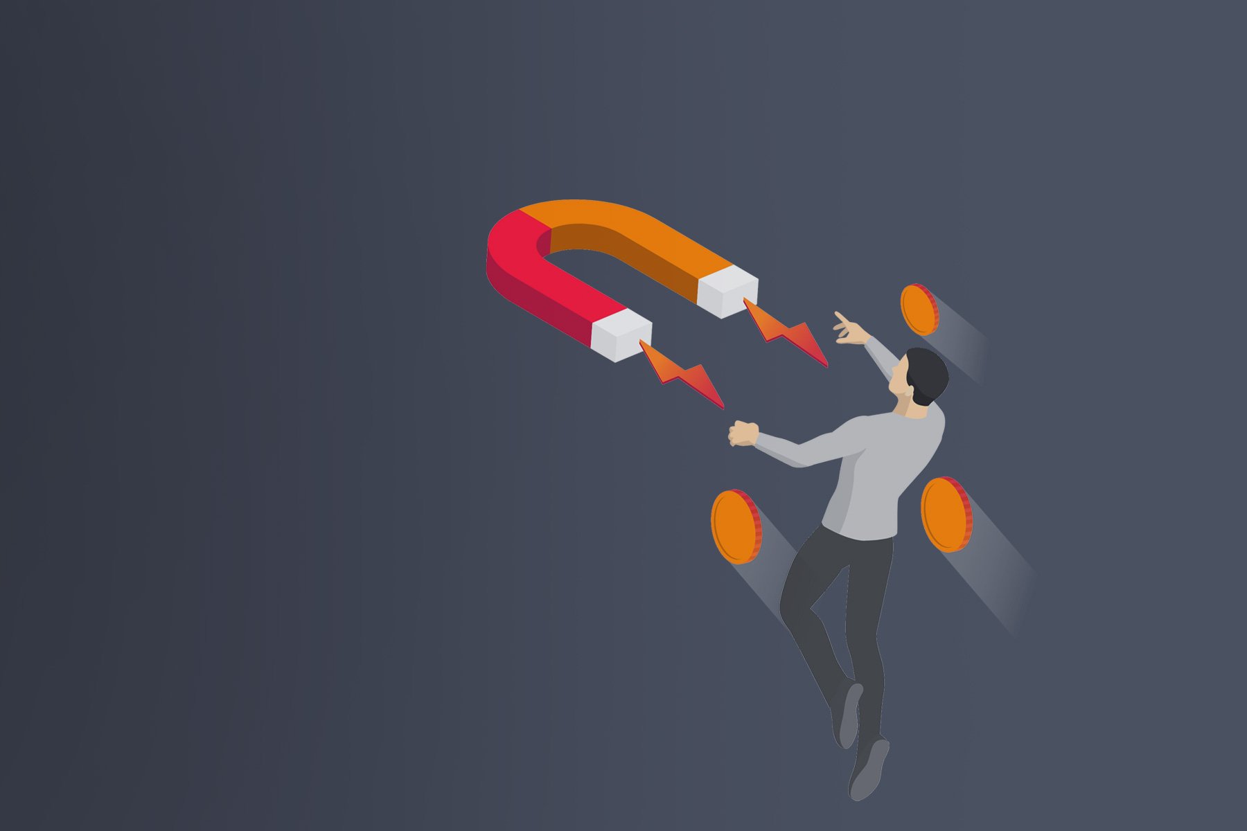 Mockup Lead- und Kundengewinnung mit HubSpot
